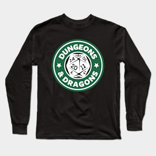 Dungeons And Dragons Coffee Long Sleeve T-Shirt